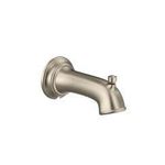 Moen 3737BN Dartmoor 1/2-Inch Slip Fit Connection Diverter Tub Spout, Brushed Nickel