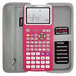 Scientific Calculator with Graphing, Includes Carrying Case, for College and High School Students, Calculus, Algebra, Geometry, Trigonometry, Statistics, Physics, Chemistry, Pink