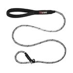 Tuff Pupper Heavy Duty Slip Lead Dog Leash | Six Foot Reflective Slip Leash | Strong Half Inch Thick Rope Slip Lead | Safe Reflective Slip Leash | Corrective Training Lead for Medium & Large Dogs