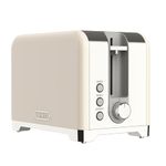 Tower Windsor 2 Slice Pop Up Toaster with Self Centring Slots, 7 Browning Levels, 800W Fast Heating, Reheat & Defrost, Auto Shut Off, Removable Crumb Tray, British Design, 2 Year Warranty