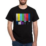 CafePress SMPTE Standard Definition Television Color Bars EG Men's Traditional Fit Dark Casual Tshirt Black