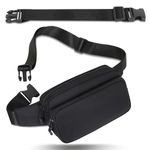 IHIGOGOFA Bumbags Waist Fanny Pack Fashion Bum Bag with 30cm Extended Belt for Dog Walking Climbing Hiking Travel Cycling Girls Ladies Men Women