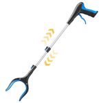 FGRHY Telescopic Litter Picker, 5-Level Adjustable (60-105cm) Grabber Reacher Tool, Helping Hand Grabber for Adults, Disabled, Elderly. Pick Up Stick for Trash Cleaning (Blue)