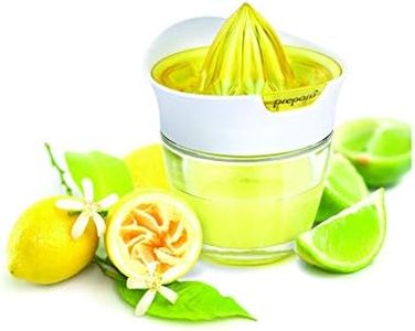 Prepara Chef's Citrus Juicer Chef's Citrus Juicer with Glass Jar, Yellow, 76045