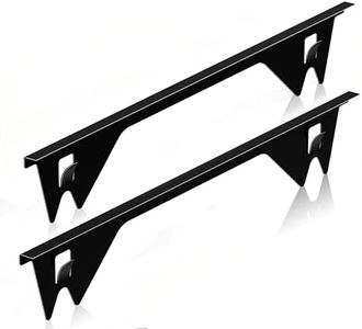 Stove Gap Covers Stainless Steel -Length 23.4" Width 0.79",Stove Gap Filler, Oven Gap Filler, Oven Side Gap Filler, Range Trim Kit, Heat Resistant and Easy to Clean, Black(2PCS)