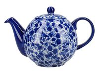 London Pottery Splash Globe 4 Cup Teapot Blue