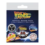 Back To The Future Delorean Badge Pack