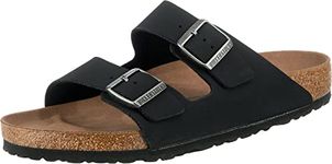 BIRKENSTOCK Unisex Slides, Black, 7 UK