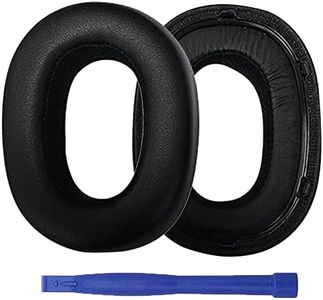N700NC Ear Pads, BUTIAO Replacement Protein Leather Earpads Ear Cushions Muffs Repair Parts for AKG N700 N700NC M2 Over-Ear Headphones - Black