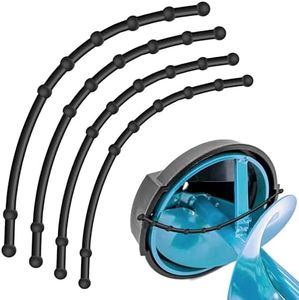 4 Pcs Rubber Guard Strap 11 Inch Ice Auger Blade Protectors High Elastic Auger Cover Strap for Power and Hand Ice Augers Ice Auger Accessories Winter Ice Fishing Accessories