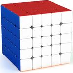 Bukefuno MoYu Meilong 5x5 Speed Puzzle Cube MFJS 5x5 Magic Moyu Cube Stickerless Meilong 5x5x5 Cubing Classroom Speed Toys