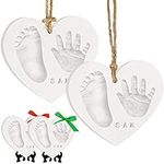 Baby Handprint Footprint Ornament K