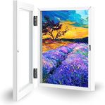 Kids Art Frame, A4 Kids Artwork Picture Frames Front Opening Holds 150PCS,Childrens Art Storage Frame Horizontal Vertical Wall Hanging Art Frame Picture Display for 3D Picture Crafts Drawing Portfolio