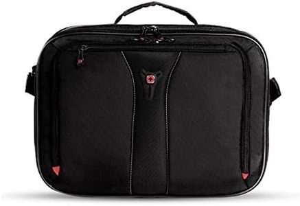 SWISSGEAR Jasper Expandable Organizer 15-inch Laptop Case | TSA-Friendly Carry-on | Travel, Work, School | Men's and Women's- Black