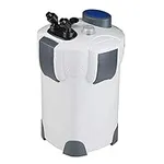Polar Aurora Free Media 4-Stage External Canister Filter with 9-watt Light, 525 GPH with Free Media
