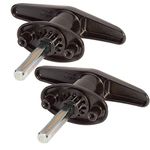 Bauer Products (T-311 Black Sets) Blind Mount Locking T-Handle, (Pack of 2)