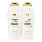 OGX Nourishing + Coconut Milk Shampoo & Conditioner Set, 25.4 Ounce (Set of 2)