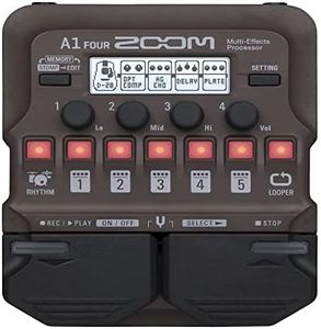 Zoom A1 FOUR Acoustic Instrument Multi-Effects Pedal with 80 effects
