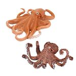 2 Pack Dutch Kraken Aquarium Decor, The Mysterious Legend Octopus Figure Aquarium Ornament Fish Tank Landscape Artificial Sea Life Replica Decoration Accessories