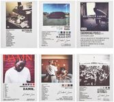 Hilloly 6 PCS Kendrick Lamar Poster, Kendrick Lamar Album Cover Poster, Frameless Poster Wall Decor Singer Posters Canvas Prints Aesthetic Room Decor Cool Wall Art Vintage Poster Decor Music Fans