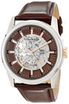 Kenneth Cole New York Men's 10019488 Automatic Analog Display Japanese Automatic Brown Watch, Sunray Brown/Brown, Modern