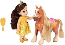 Disney Princess Belle Doll & Phillipe Petite Gift Set, Yellow