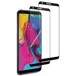 For LG Stylo 5 Full Coverage Screen Protector Tempered Glass, [2pack] Ultra Clear Screen Protective Glass Film for LG Stylo5