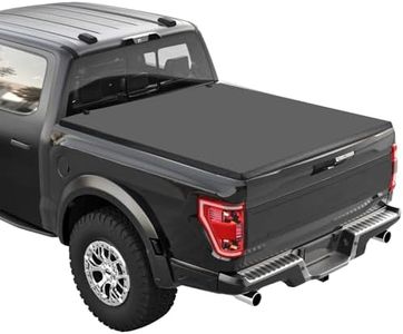 GARVEE Soft Quad-Fold Truck Bed Tonneau Cover for 2015-2023 Ford F150 Styleside 6.5ft Bed