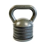 Nebula Adjustable Cast Iron Grey Heavy Duty Kettlebell | Premium for Full-Body Strength & Cardio Training | Home Gym Essential | Strength Training & Weightlifting Equipment | For Men and Women
