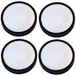 HQRP Primary Filter 4-pack for Hoover UH70900 UH70905 UH70909 UH70930 UH70935 UH70939 UH72400 UH72401 UH72409 Vac Vacuum Cleaner WindTunnel Air Bagless Upright Wind-Tunnel Coaster