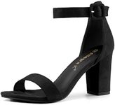 Allegra K Women's Chunky High Heel 