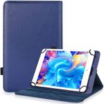 UrbanX 7"-8" Inch Universal Tablet Case, Protective Cover Stand Folio Case for Maxwest Nitro Phablet 71 7 8 Inch, with 360 Degree Rotatable Kickstand, Multiple Viewing Angles and Stylus Holder