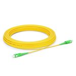 15M - Singlemode Simplex Fiber Optic Cable (9/125) - SC/APC to SC/APC