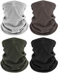 4 Pieces Winter Neck Warmers Fleece