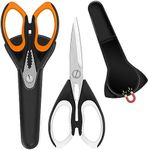 2 Pack Sharp Kitchen Scissors Set w