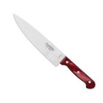 TRAMONTINA Polywood Stainless Steel Chef Knife/Chaku,15.2cm/6" | Straight/Plain Edge Knife | Treated Brazilian Polywood Handle | Impact Resistant | Heat Resistant |Dishwasher Safe | 5 Year Warranty*