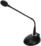 Monoprice Commercial Audio Desktop Paging Microphone with On/Off Button (No Logo),Black