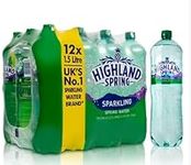 Highland spring sparkling water 12 x 1.5 L