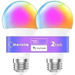 Starixtop Smart Light Bulbs, RGB+WW