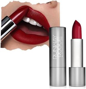 Runway Rogue 90s Vibe Lipstick, Moisturizing Matte Rich Berry-Red Lipstick, ‘Celeb’
