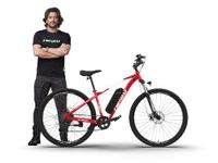 E MOTORAD - RIDE THE ELECTRIC REVOLUTION T-REX AIR Unisex Electric Bicycle 29" Wheel Size 16.5inch Frame 250W BLDC Motor Front Suspension 7 Speed Shimano Gears (Metallic Red, 29 inch Wheel)