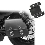 Swing Arm Saddle Bag + support compatible with Harley Davidson Sportster Forty-Eight 48 10-20