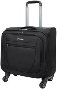 Rocklands® Rolling Laptop Bag 4 Wheel Laptop Bag Wheeled Briefcase Business Office Trolley Case Travel Cabin Bag - 8602