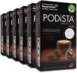 Nespresso Compatible Hot Chocolate Smooth & Creamy Pod Australian Packed - 60 Pods (6x10 Pods Pack)