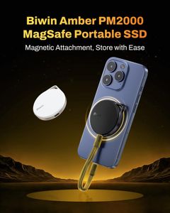 BIWIN PM2000 1TB Portable External SSD – USB 3.2 Gen2x2, 2000MB/s, Black