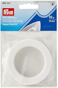 Prym - Ruban D'Entoilage Blanc (10 mm, 10 m) - 1 Unité