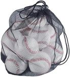 Tebery 12 Pack Standard Size Soft Baseballs, Official League Individual Baseball, Unmarked & Soft for Bating Practice