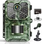 EZETAI Wildlife Camera 20MP 1520P HD Hunting Trail Cam with Night Vision Motion Activated Waterproof with 120°Wide-Angle Hunting Cam for Garden Camera Trap and Nature Wildlife Scouting…