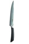 Zyliss Comfort Pro Carving Knife, 20cm/8in, Sharp Forged German Stainless Steel, Antibacterial Black Handle with Finger Rest, Professional Kitchen Knife/Meat Knife, Dishwasher Safe