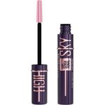 Maybelline Purple Mascara, Lash Sensational Sky High Volumizing & Thickening, Eyelash Lengthening, Flake-Free Formula, Washable Coloured Mascara, Full Volume Mascara, Colour: Plum Twilight